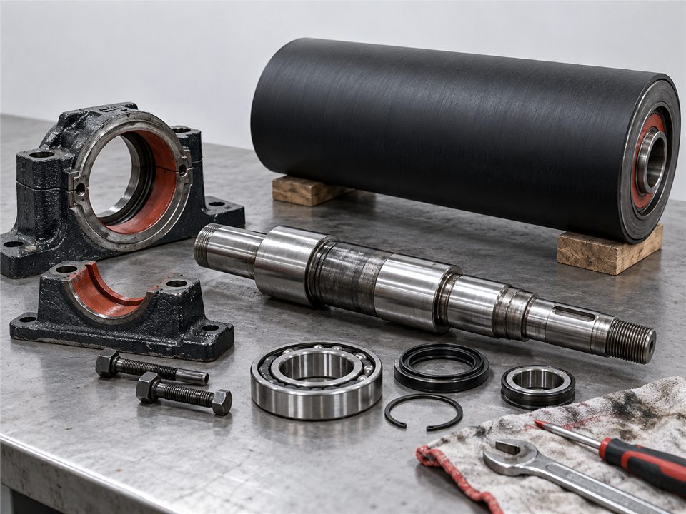 Componentes industriais com revestimento